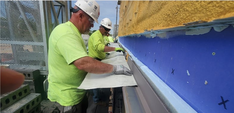 Flashing installation 1