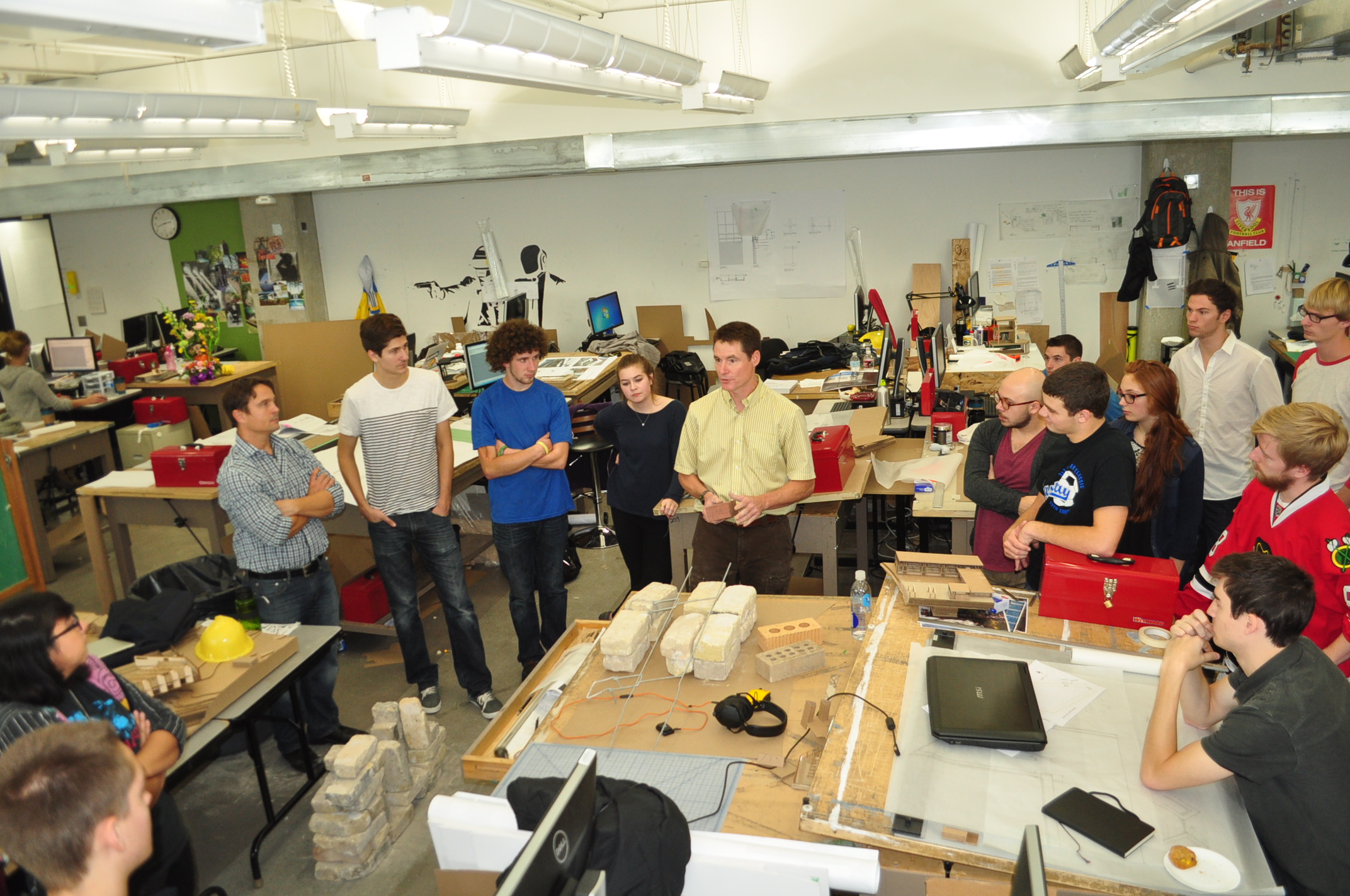 Masonry Workshop - Hands-on masonry education at university.